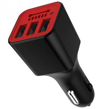 

NEW-Negative Ion Ionizer Air Purifier 3 Usb Port Car Charger Portable Vehicle