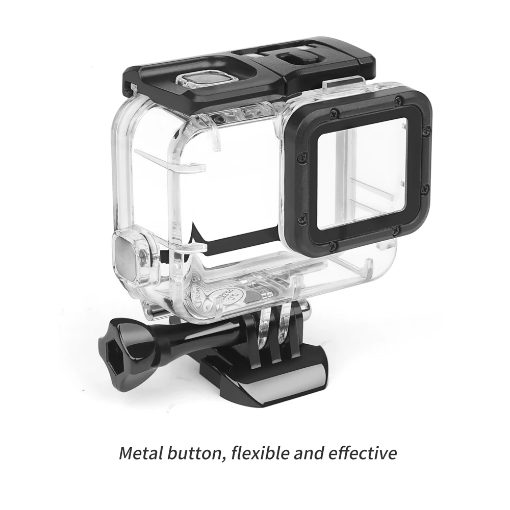 SHOOT 40M Подводный Водонепроницаемый чехол для GoPro Hero 7 5 6 черный защитный чехол для экшн-камеры для Go Pro 7 6 5 аксессуар