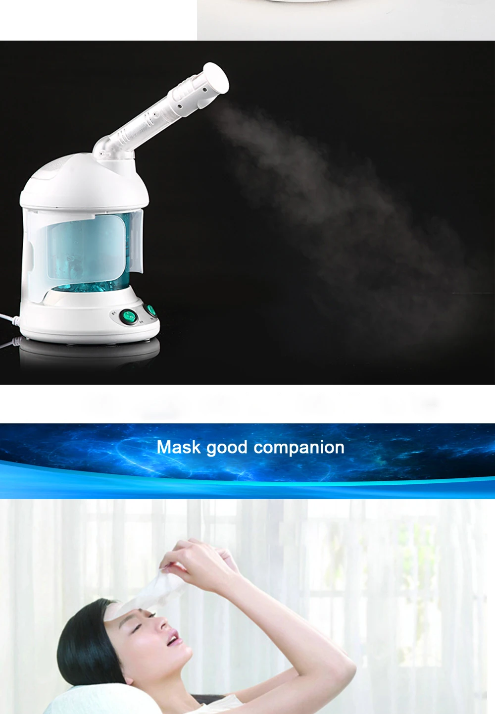 Beauty salon Facial Steamer Face Steaming Device Deep Cleaning spa sauna Facial Cleaner Machine Face Thermal Sprayer