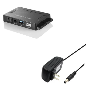 

HDD Hard Disk Drive Converter USB3.0 to SATA/IDE for 2.5Inch/3.5Inch External Hard Disk Case Box Drive HDD SSD for PC Laptop-US