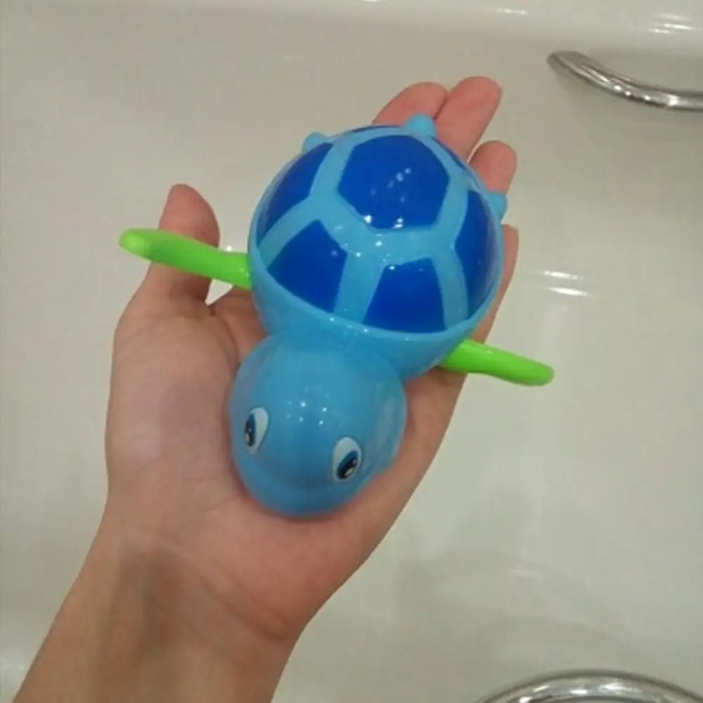 Милые Мультяшные морские животные Черепаха классические водные игрушки Детские Игрушки для ванны детские плавательные черепахи заводные на цепочке детские развивающие пляжные игрушки для купания