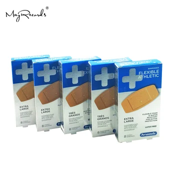 

Free Shipping 40PCs/5Boxes 2in*4in Foam Waterproof Breathable Adhesive Bandages Hemostatic Band Aid First Aid