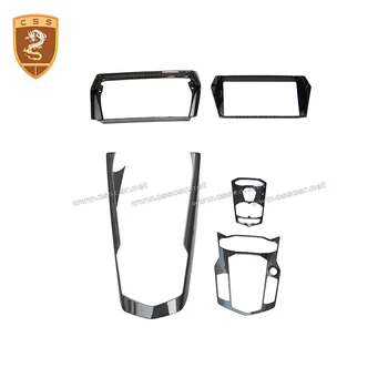 

Full Carbon Fiber Interior Trim Cover Fit For 2011-2014 Lambor Aventador LP700 Center Control Surround Panel