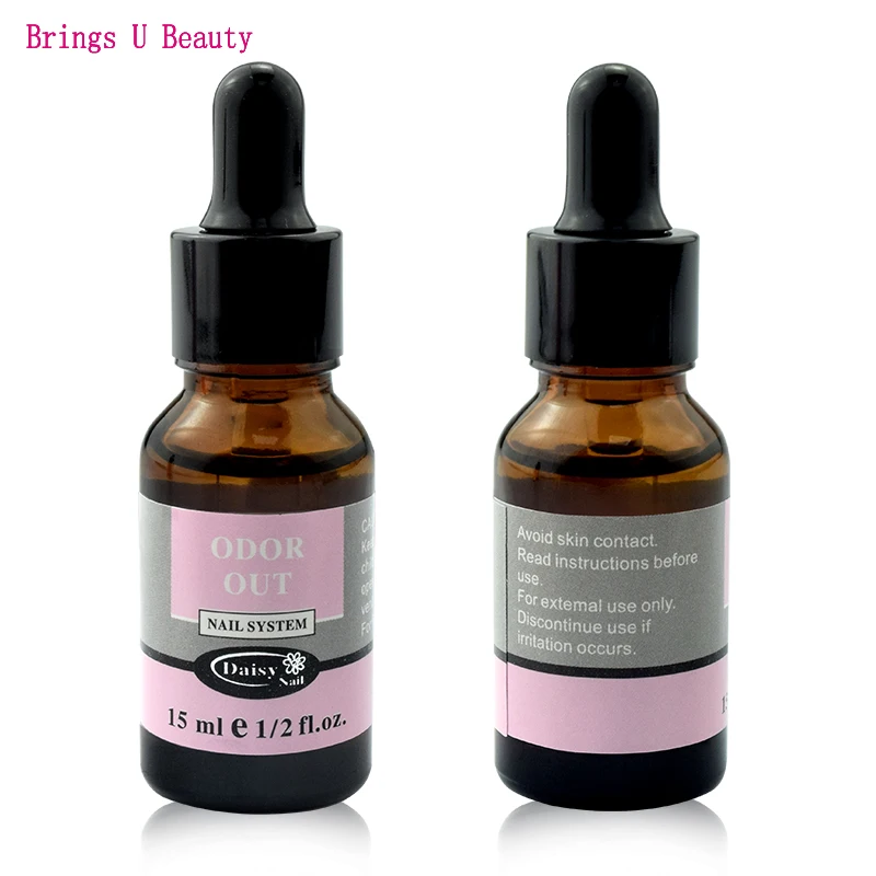 Nail Art Peach Fragrance Odorizer Acrylic Liquid ODOR OUT Odor Removal with Dropper Tube Design nail acrylic liquid