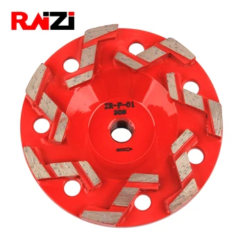 

Raizi 125/180 mm best concrete grinding wheel for angle grinder #30 industrial professinal metal bond diamond grinding cup wheel