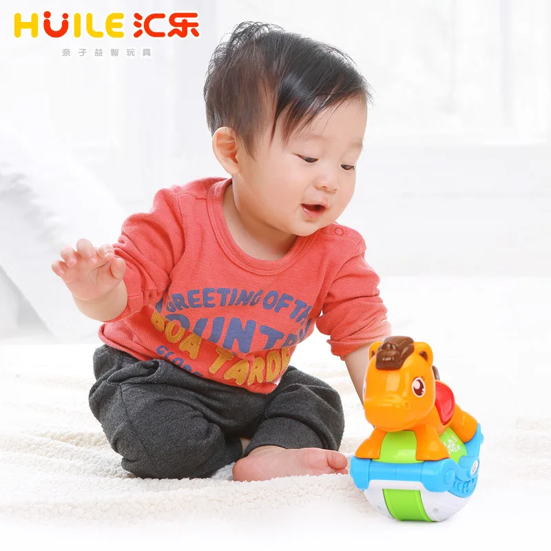 Tianyuan Toy huile toys 887B Animal Sliding Music My Little Music Rocking Horse-Sliding Learn Crawling