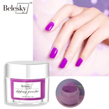 BELESKY неоновые пигментные порошки для ногтей 10 грамм ярче Блестящий блестящий цвет прозрачный неоновый хромированный порошок погружение дизайн ногтей украшение