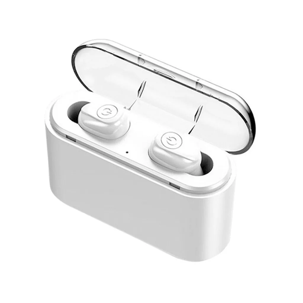 White CARPRIE TWS X8s Беспроводная Bluetooth 5,0 гарнитура IPX7 водонепроницаемые мини наушники Близнецы наушники 5,0 стерео наушники для телефона - Цвет: White