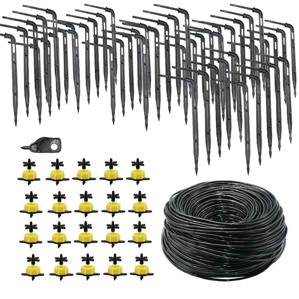

2L/4L/8L Greenhouse Drip Irrigation System 2/4-Way Drip Arrow Transmitter Irrigation System Potted Plants Arrow Dropper