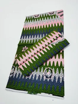 

Most Popular New African Golden Wax Fabric 100% Cotton High Quality Print Ankara Tissue Wax For Sewing 6yards Women Dress