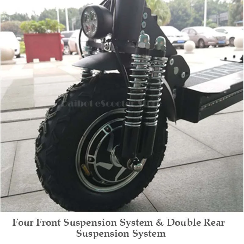 Powerful Off Road Electric Scooter Two Wheels Electric Scooters 11 Inch Double Drive 1200W 90KMH Foldable Electric Bikes Adults (22)