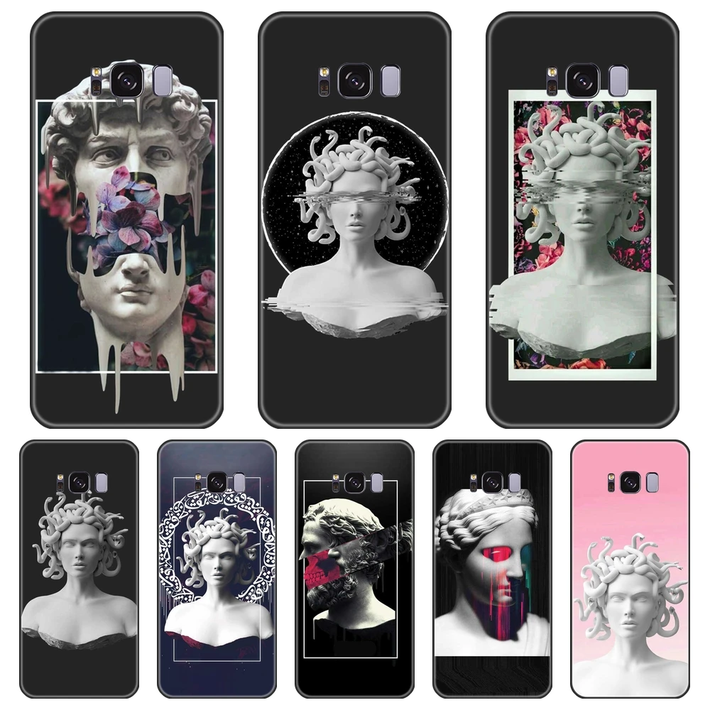 Чехол Medusa для Samsung Galaxy S5 S6 S7 Edge S8 S9 Plus Мягкая силиконовая накладка на заднюю панель