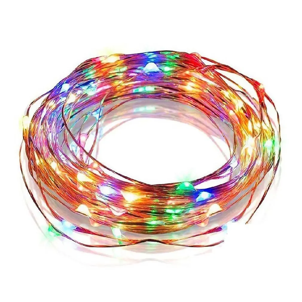 LED String Lights 100 Led Twinkle Copper Wire String Lights for Bedroom Patio Christmas Parties Decoration