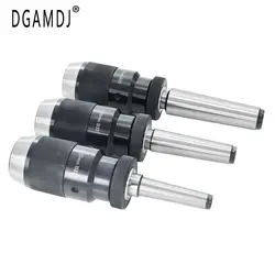 Um conjunto morse atarraxamento mt1 mt2 mt3 mt4 b10 b12 b16 b18 b22 auto apertar keyless mandril de broca para máquina de perfuração atarraxamento broca mandril