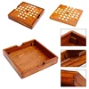 Wooden Board Game Chess Educational Toys French Classical Independent Diamond Chess Logical Thinking Training Toy Board Game 4
