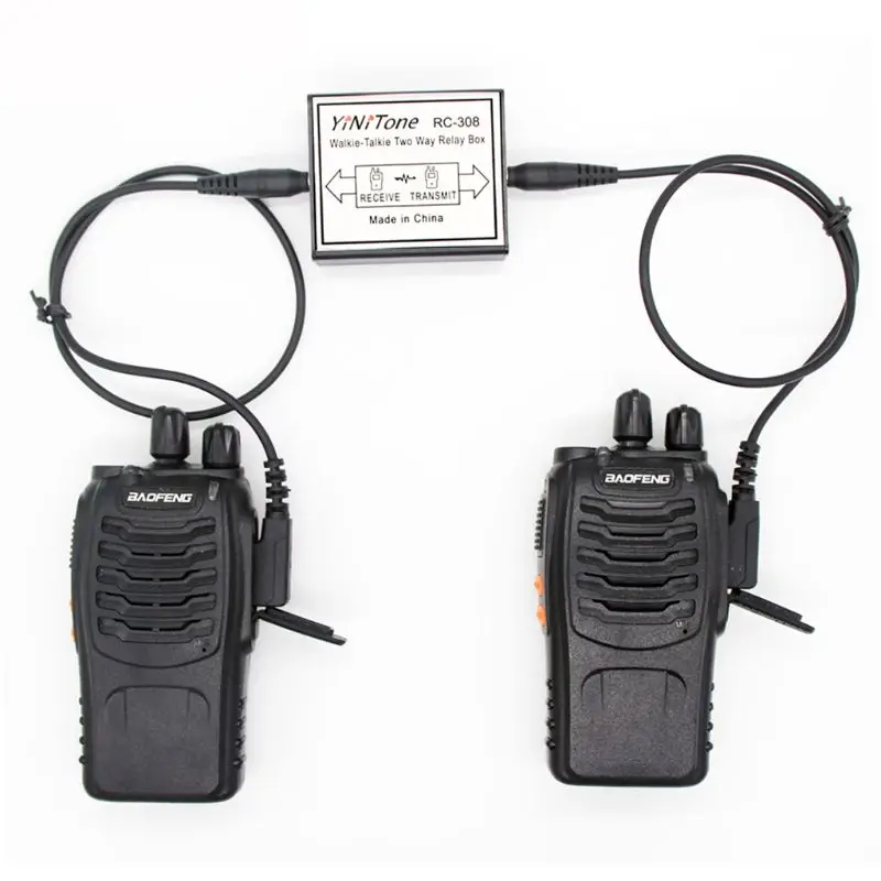 RC-308 ретранслятор Box K порт для двух портативных радио Baofeng UV-5R BF-888S