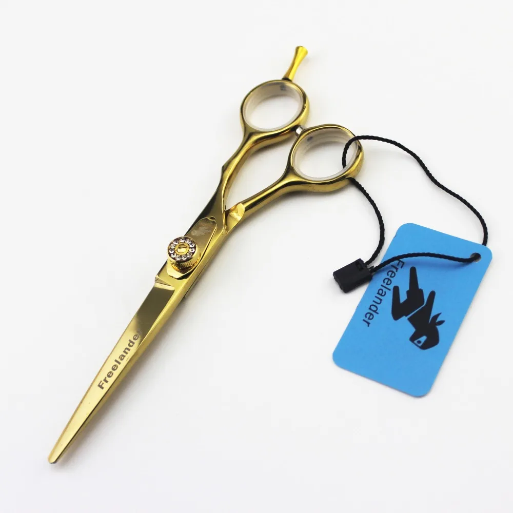 6 дюймов золото цвет парикмахерские резки Истончение ножницы парикмахера инструмент ножницы для стрижки принадлежности для парикмахера ножницы для волос