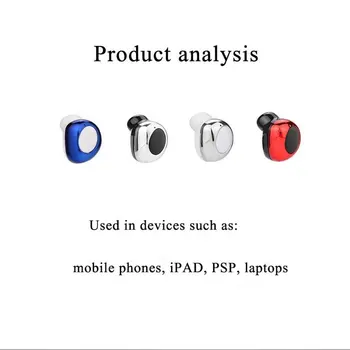 

Mini Wireless Bluetooth Earphone In Ear Earpiece Invisible Headset Handsfree Magnet USB Charger Earbuds for Laptop PC Phone