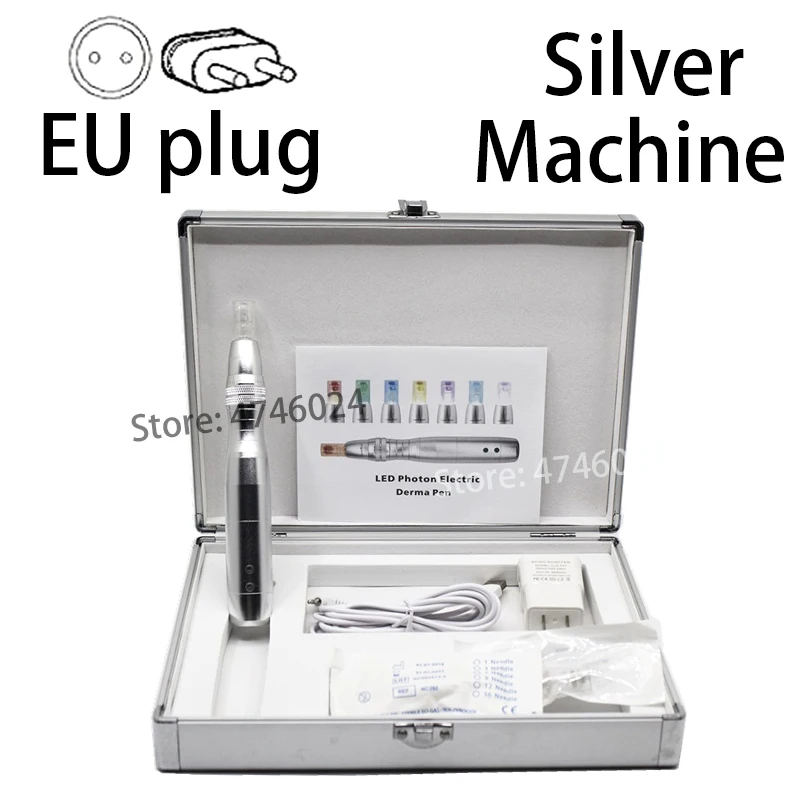 EU Silver Machine 2 5 мл BB крем с 7 цветами светодиодный светильник BB крем машина для белого осветления основа BB крем Жидкая Основа макияжа сыворотка - Цвет: EU Silver Machine 2