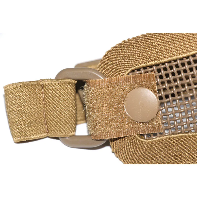 Tactical Paintball mask Steel Metal Mesh Mask Half Face Protective Airsoft Mask Field Facial Protection Hunting Accessories