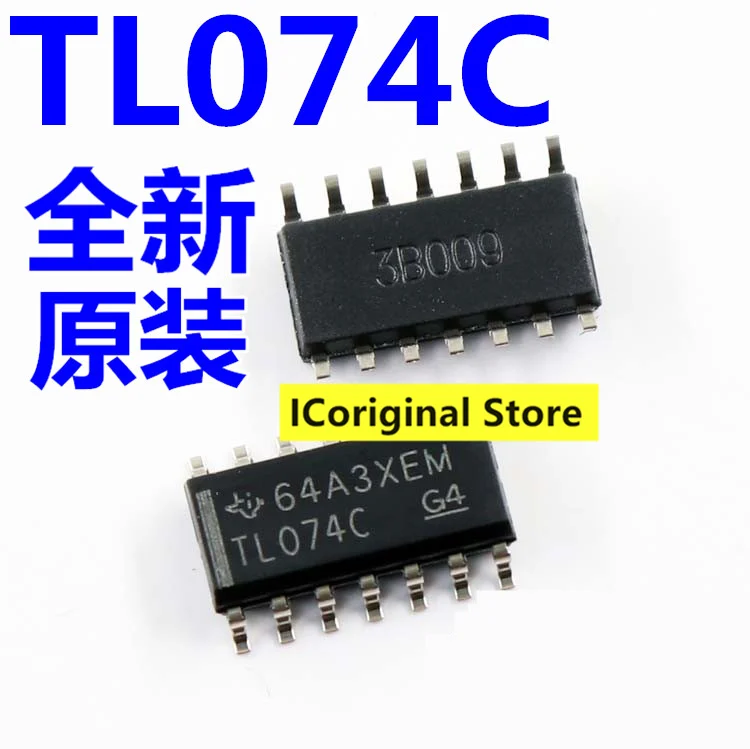Оригинальный чип TL074 TL074C патч SOP14 посылка SOP-14 микросхема операционного усилителя