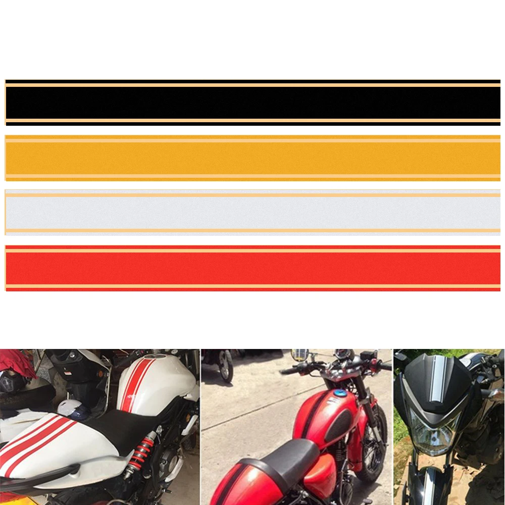 50cm Motorcycle Tank Cowl Vinyl Stripe Pinstripe Decal Sticker For Cafe Racer