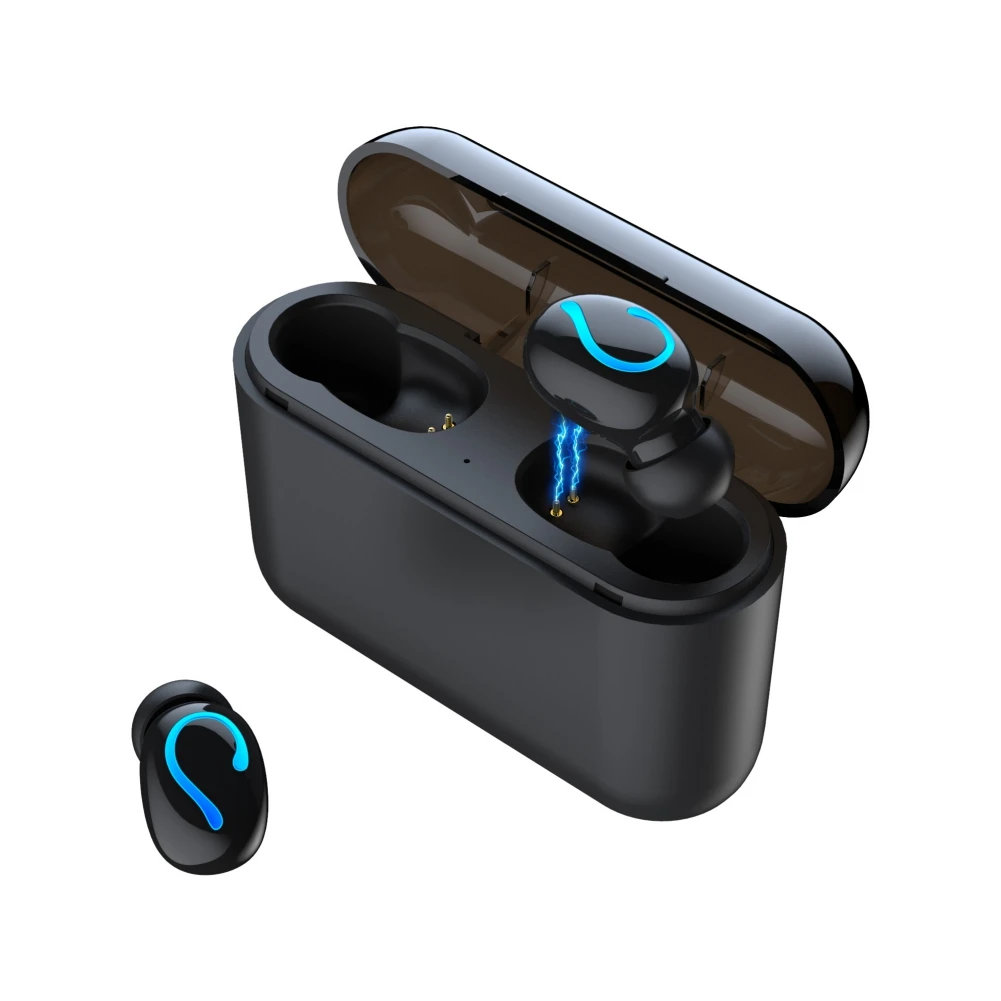 Q32 Bluetooth наушники BT5.0+ EDR спортивные мини TWS наушники беспроводные наушники с 1500 мАч зарядное устройство чехол зарядка для мобильного телефона