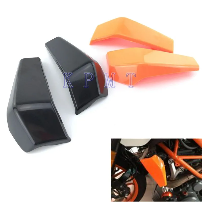 Черный пластиковый радиатор мотоцикла боковая крышка протектор пелон для KTM DUKE 390 125 200 2013 KTM200 KTM125