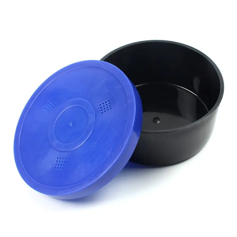

Multifunction Round Fishing Lure Box PP Worm Earthworm Lures Storage Case with Holes Breathable Fishing Equipment Bait Boxes