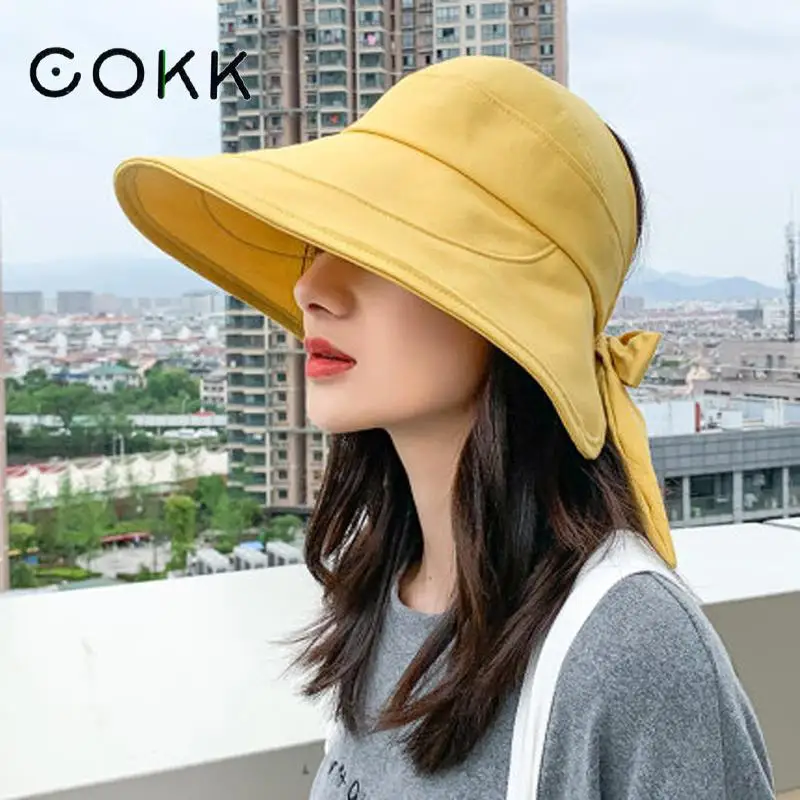 Sombrero De Paja Con Visera Para Mujer, Ala Ancha, Gorra De Playa Con Protección UV Para Verano, Paquete Plegable-caqui Vhermosa Gorras Y Gorros | En Línea