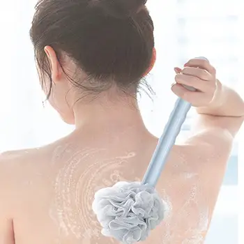 

Long Handle Brush Sided Brush Scrubber Bath Ball Cleaning Massage Scrubber