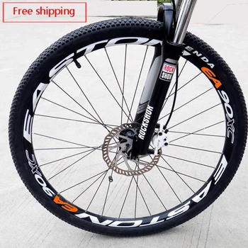 

Wheels stickers for EA90XC MTB bike accessories Road bicycle rim decals race cycling 8 Pcs Vinyl waterproof bike wheels stickers