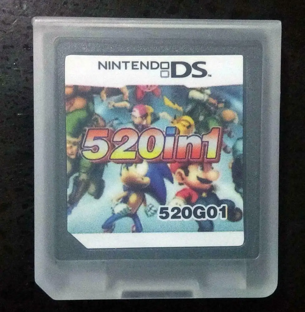 520 в 1 мульти игры Картридж для nintendo DS NDS NDSL NDSi 2DS 3DS ...
