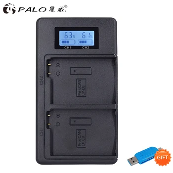 

PALO LPE8 LP-E8 LP E8 LCD Display USB Battery Charger for Canon EOS 550D 600D 650D 700D Rebel T2i T3i T4i T5i Kiss X4 X5