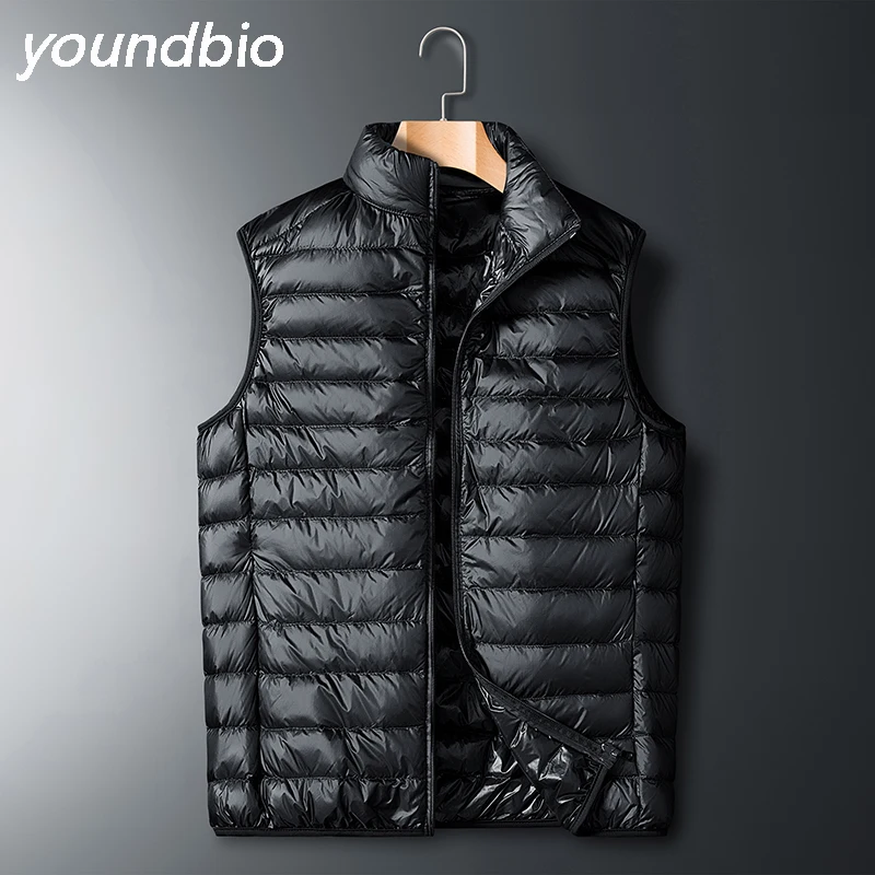 Duck Down Vest Men and Women Universal Spring Light Jackets Fashion Sleeveless Outerwear Coat Autumn Coat White Duck Down