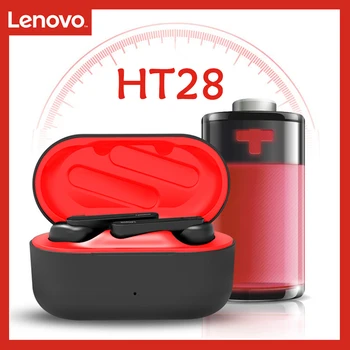 

Lenovo True Wireless Bluetooth HT28 5.0 Headset Stereo Sound HD Noise Reduction Sports Running Music Waterproof