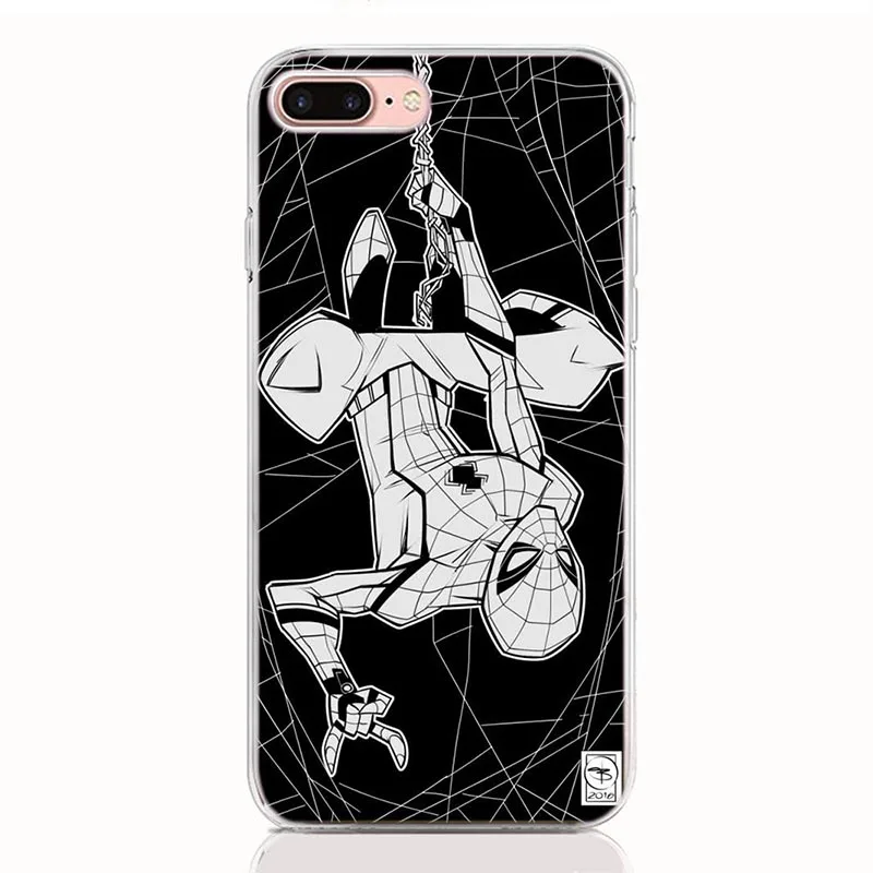 A24 Чехол для телефона Blackberry KEYone/DTEK 70/KEY2/Motion/Passport Silver Edition из мягкого ТПУ силикона с принтом Marvel Comics - Цвет: A24