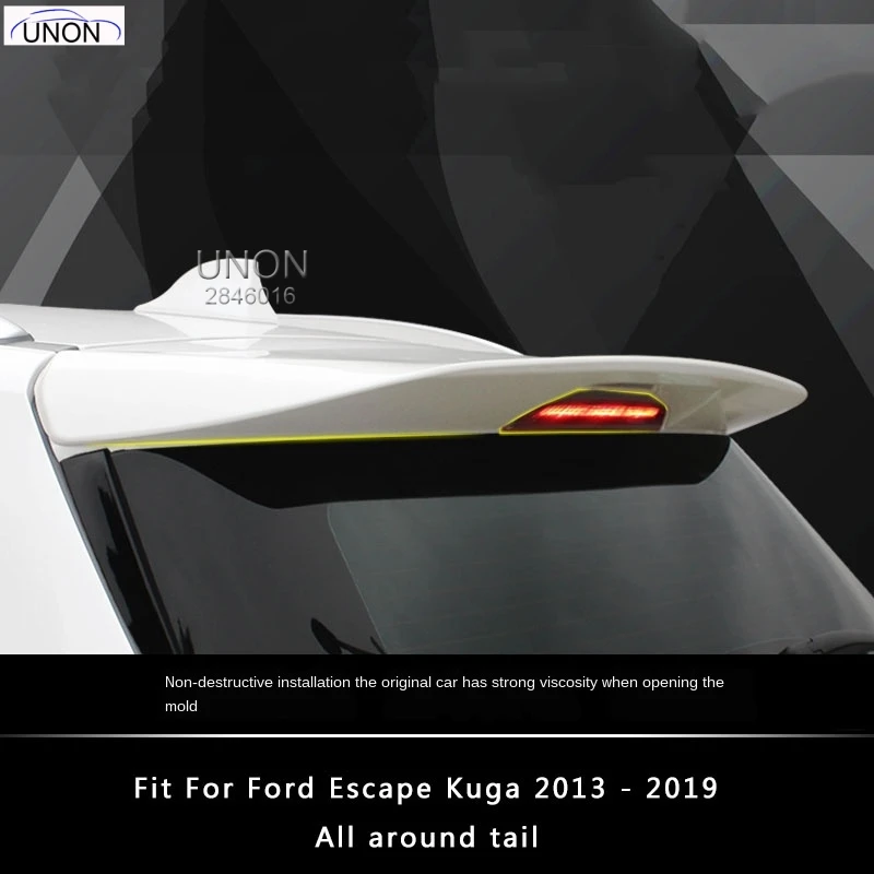 Подходит для Ford Escape Kuga 2013-2019 внешний Неокрашенный АБС-пластик грунтовка цвет