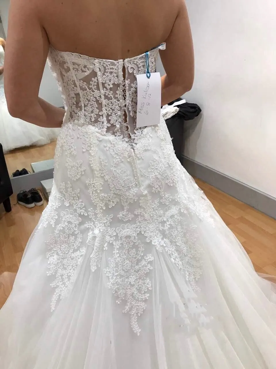 Изысканное свадебное платье Милая Прозрачная Кружевная аппликация из тюля с коротким шлейфом размера плюс для красивой невесты