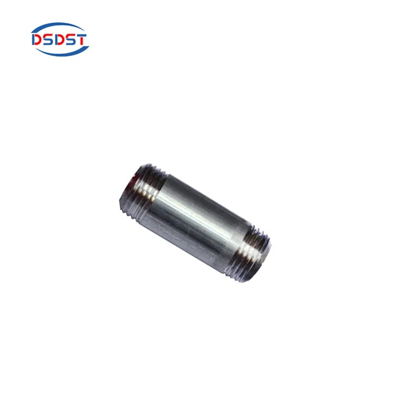 

Carbon Steel Galvanized shuang tou si Pipe Joint Crafts Accessories Joints Two with Wire Galvanized guan external screw