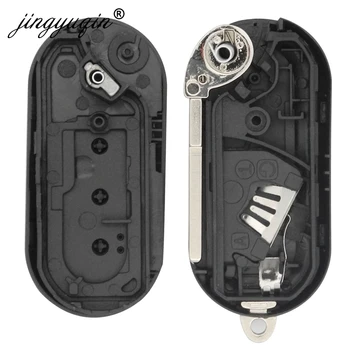 Keyforkess 3 Pulsanti del Telecomando Flip Pieghevole Chiave Shell Fob per Citroen Jumper Fit Peugeot Boxer 2008-2015 Caso di Sostituzione - Jingyuqin 3 Pulsanti del Telecomando Flip Pieghevole Chiave Shell Fob per Citroen Jumper Fit Peugeot