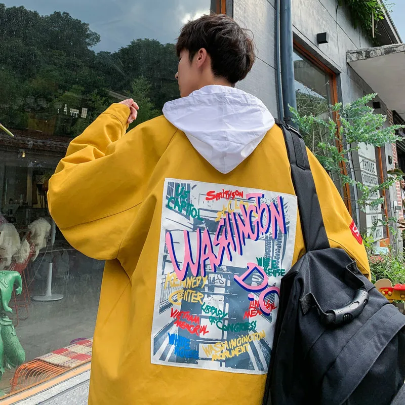 

Men's New Coat Autumn Korean Version Of The Trend Of Students Handsome Casual Baseball Shirt Autumn Wild Tooling Loose Jacket