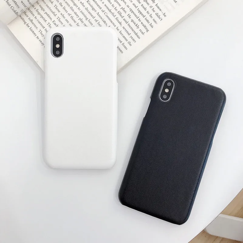 

Luxury Solid Color Leather Phone Case For Huawei P30 P20 Lite Mate 20 Pro Honor 8X 10 20 Nova 4 3 3i Case Half Pack Cover Fundas