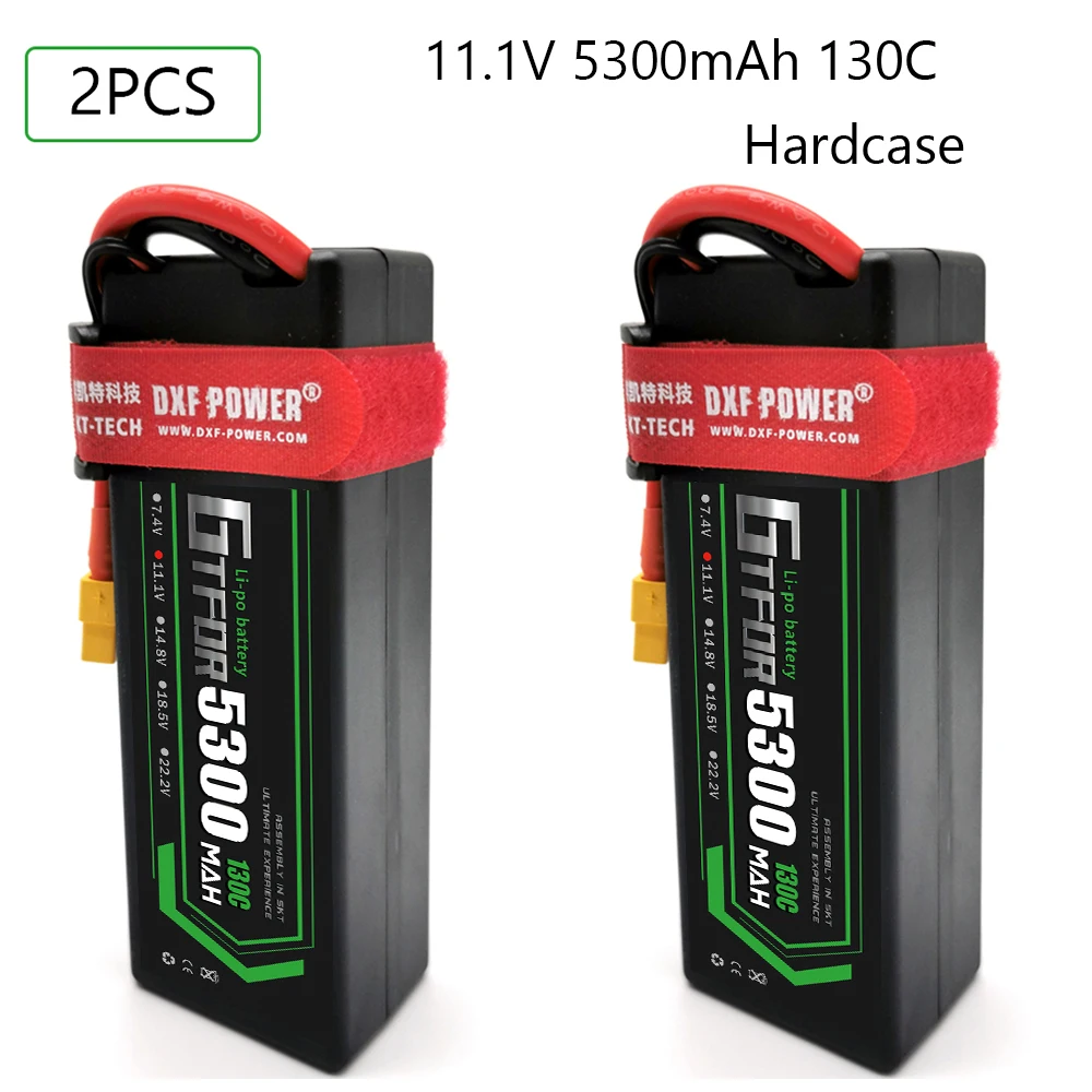 GTFDR 2 шт. 3S Lipo аккумулятор 11 1 В 4 в HV 5200 мАч 5300 8000 50C/100C 130C/260C 140C/280C 60C/120C для