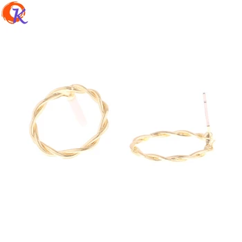 

Cordial Design 50Pcs 20*20MM Jewelry Accessories/Earring Stud/DIY Earring Accessories/Ring Shape/Hand Made/Earring Findings