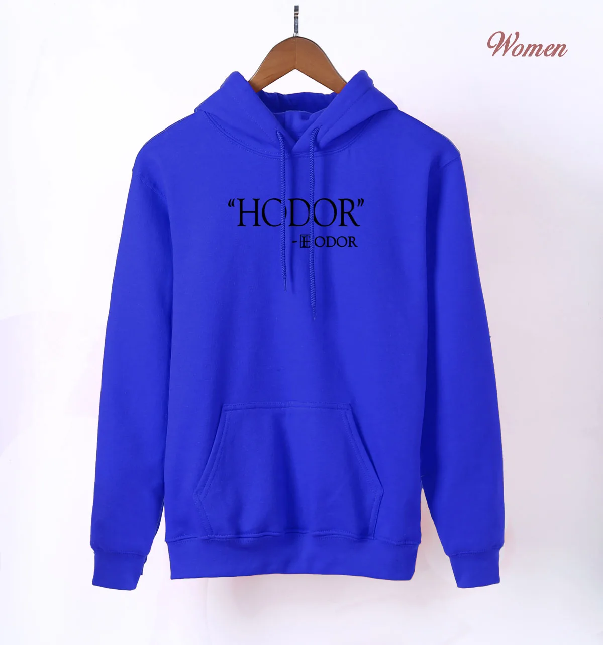 Весенне-осенние теплые толстовки с надписью «Игра престолов» Hodor Hold The Door, женские толстовки с капюшоном, флисовая толстовка с длинным рукавом - Цвет: blue 1