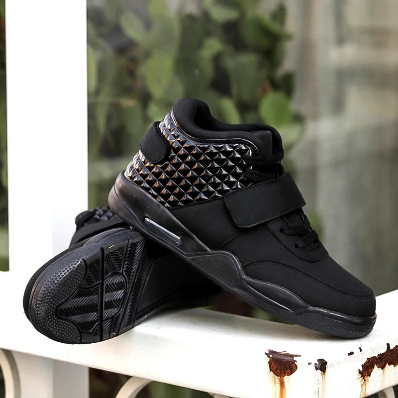 Newst Мужская дышащая кожаная спортивная обувь для бега Студенческая модная повседневная Уличная легкая Баскетбольная обувь Размер 39-46