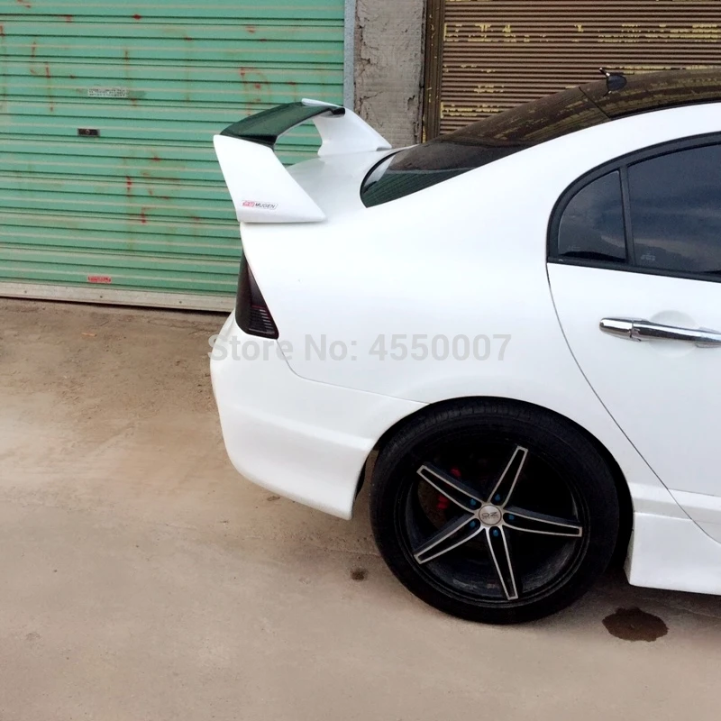 Для HONDA CIVIC FD2 Спойлер ABS Материал заднего крыла Спойлер для civic FD2 спойлер 2006 2007 2008 2009 2010 2011
