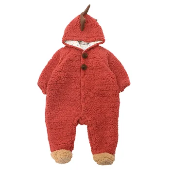 

Baby winter baby romper thick coat climbing clothes baby girl romper baby girl winter clothes(24M+3T Don't Wrap foot)