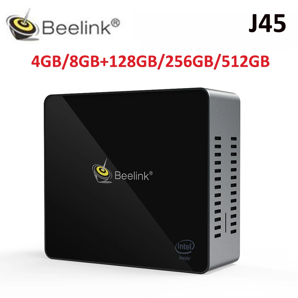 Мини ПК Beelink J45 2,4G 5G WiFi BT4.0 поддержка 4K HD H.265 1000 Мбит/с Ethernet Intel Apollo Lake процессор Pentium J4205 Мини ПК